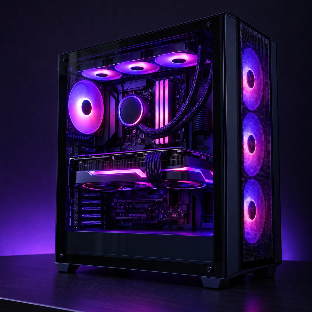 Gaming-PC mit RGB-Beleuchtung – Zusammenbau in Essen Gaming-PC mit RGB-Beleuchtung – Zusammenbau in Essen